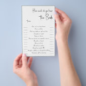 新婦トリビアフライヤーをどれくらい知っているか チラシ (ハンドル)