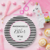 新婦パリジャンオートクチュールシャワー誕生会 ペーパープレート (パーティー)