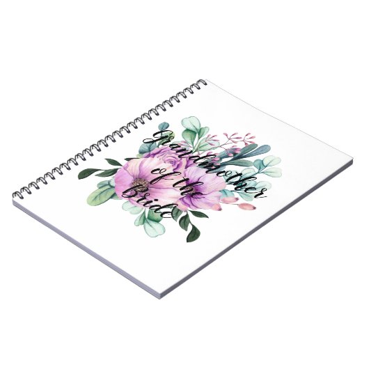 新婦パーソナライズされたの祖母 ノートブック (左側)