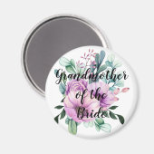 新婦パーソナライズされたの祖母 マグネット (正面/裏面)