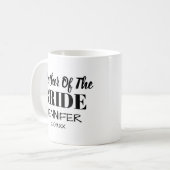 新婦パーソナライズされたの黒金ゴールドハート コーヒーマグカップ (正面左)