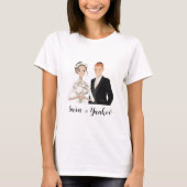 新婦パーソナライズされたTシャツ Tシャツ (正面)