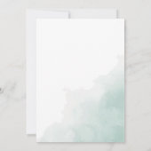 新婦ベールあなたの財布の中に何がブライダルシャワーゲーム 招待状 (裏面)