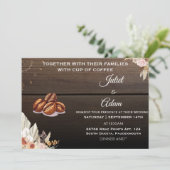 新婦ボホーモダンラッエレガントクコー結婚ヒーズ 招待状 (スタンド正面)