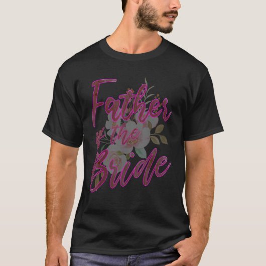 新婦マッチング一家の結婚ブライダルの父 Tシャツ (正面)