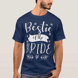 新婦メイド・オブ・オーナー(花嫁付き添い人)結婚のTシャツのベスティー Tシャツ