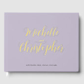 新婦モダンの書結婚道 ゲストブック (正面)