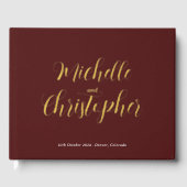 新婦モダンの書結婚道 ゲストブック (正面)