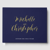 新婦モダンの書結婚道 ゲストブック (正面)