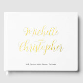 新婦モダンの書結婚道 ゲストブック (正面)