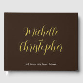 新婦モダンの書結婚道 ゲストブック (正面)