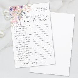 新婦ワイルドフラワーブライダルシャワー