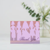 新婦付添人ありがとう サンキューカード (スタンド正面)