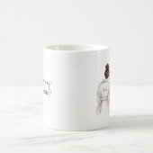 新婦付添人か。 マグDkのブルネットの花嫁の赤毛のパンの女中 コーヒーマグカップ (中央)