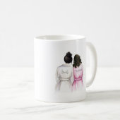 新婦付添人か。 黒いパンの花嫁DkのBrは女中をカールします コーヒーマグカップ (正面右)