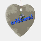 新婦付添人のカスタマイズ可能な結婚式のオーナメント セラミックオーナメント (右)