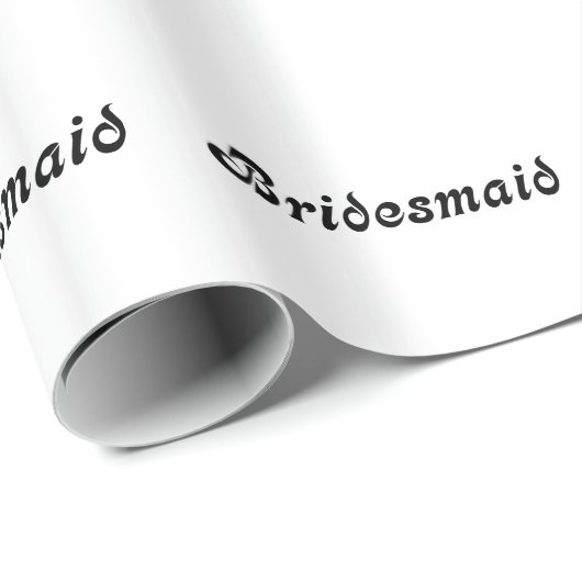 新婦付添人のギフトの包装紙 ラッピングペーパー (ロールコーナー)