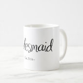 新婦付添人のコーヒー・マグ コーヒーマグカップ (正面右)