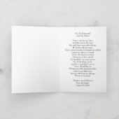 新婦付添人のサンキューカード サンキューカード (内部)