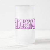 新婦付添人のマグ フロストグラスビールジョッキ (中央)