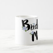 新婦付添人のマグ-紫色のアジサイ コーヒーマグカップ (中央)