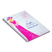 新婦付添人のメイド・オブ・オーナー（花嫁付き添い人）の結婚式ジャーナルノート ノートブック (右側)