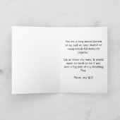 新婦付添人の要求 招待状 (内部)