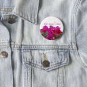 新婦付添人の鮮やかな花 缶バッジ (インサイチュ)