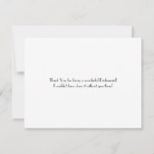 新婦付添人は|の新婦付添人感謝していしています サンキューカード (裏面)