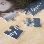 新婦付添人またはメイド・オブ・オーナー(花嫁付き添い人)の提案の写真のパズル ジグソーパズル (側面)