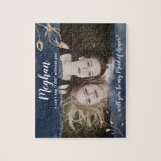 新婦付添人またはメイド・オブ・オーナー（花嫁付き添い人）の提案の写真のパズル ジグソーパズル (縦)