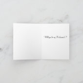 新婦付添人カード青い私のカードです シーズンカード (内部)