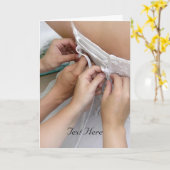 新婦付添人カード カード (黄色い花)