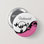 新婦付添人ボタン 缶バッジ (正面&裏面)