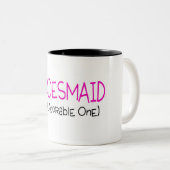 新婦付添人愛らしいもの ツートーンマグカップ (正面右)