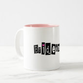 新婦付添人(スクエアBlk) ツートーンマグカップ (正面左)