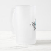 新婦付添人 フロストグラスビールジョッキ (正面左)