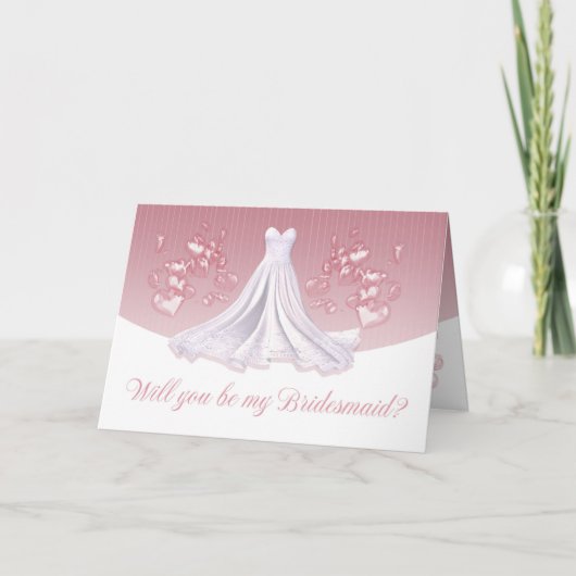 新婦付添人-私の新婦付添人挨拶カリフォルニアです 招待状 (正面)