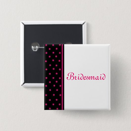 新婦付添人 缶バッジ (正面&裏面)