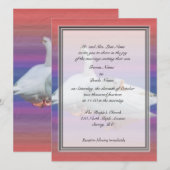 新婦側の親族の結婚式招待状 招待状 (正面/裏面)