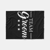 新婦側 新郎側 仲間 新婦側 フリースブランケット (正面(横))