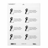 新婦国際的のシンボル ラベル (フルシート)