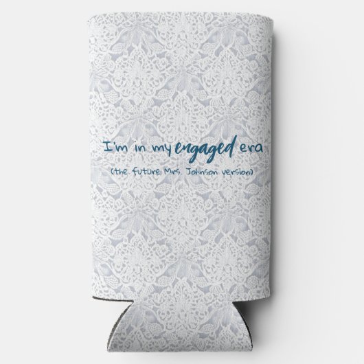 新婦婚約したの時代の未来 スリム缶クーラー (裏面)