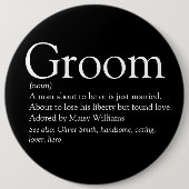 新婦定義, 結婚前最後の独身パーティー, 結婚式 缶バッジ (正面)