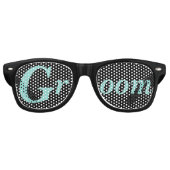 新婦披露宴シャワーブライダル結婚披露宴グルーマー レトロサングラス (正面)