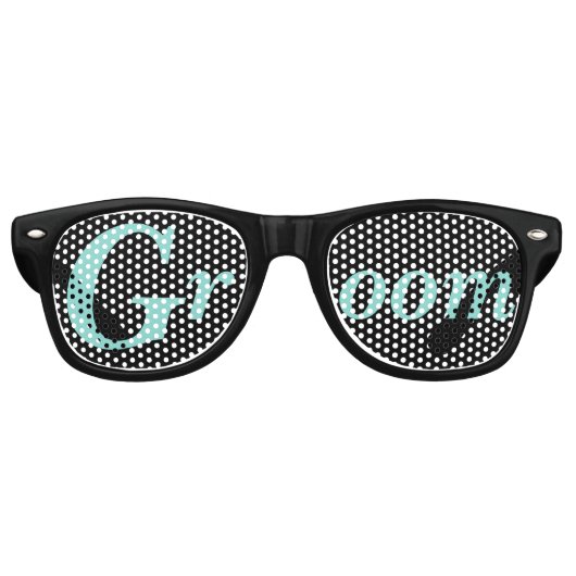 新婦披露宴シャワーブライダル結婚披露宴グルーマー レトロサングラス (正面)