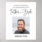 新婦指定席記念結婚祭の父 ポスター (正面)