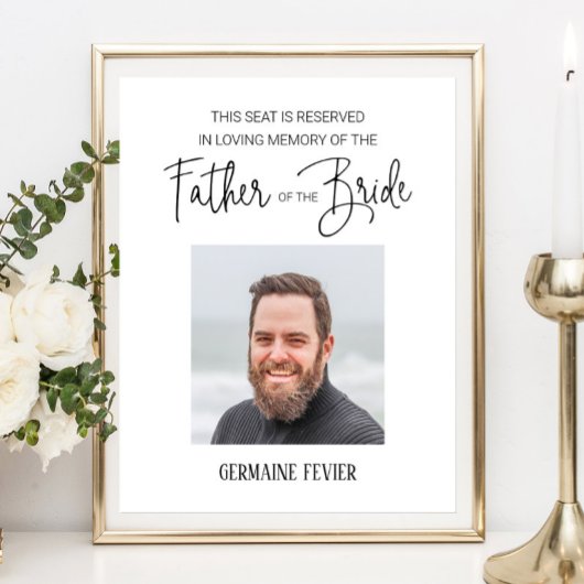 新婦指定席記念結婚祭の父 ポスター