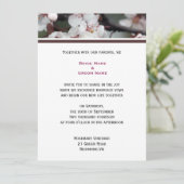 新婦新郎からの結婚式招待状 招待状 (スタンド正面)