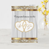 新婦新郎に幸あれ　結婚式 カード (黄色い花)